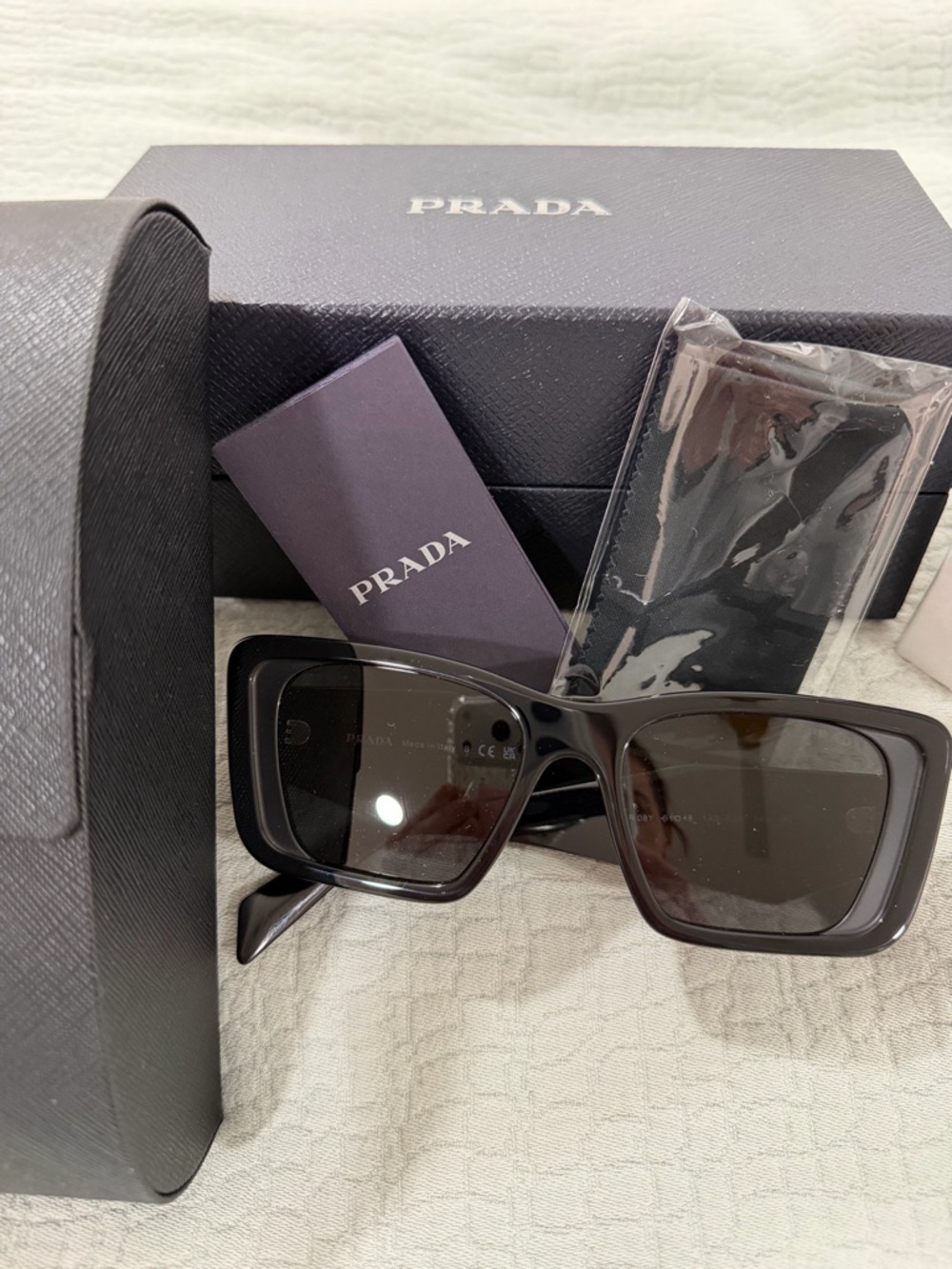 Prada Symbole Butterfly Women's Sunglasses - New in Box - Picture 4 of 9